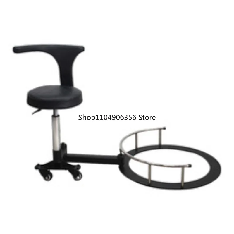 For Adjustable barber stool rotating barber chair with wheels salon technician chair beauty salon swivel chair