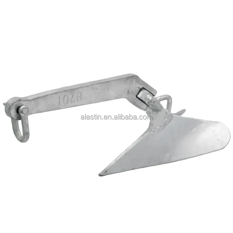 Marine Hot Dip Galvanized Plough Anchor For Boat Durable And Hot Sale