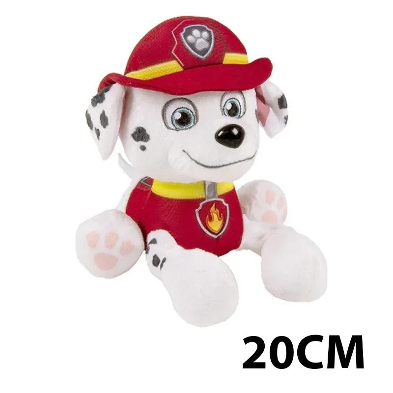 Cartoon Dog Paw Plush Doll para crianças, perseguição, modelo animal, Action Figures, filmes, periféricos, presente de aniversário