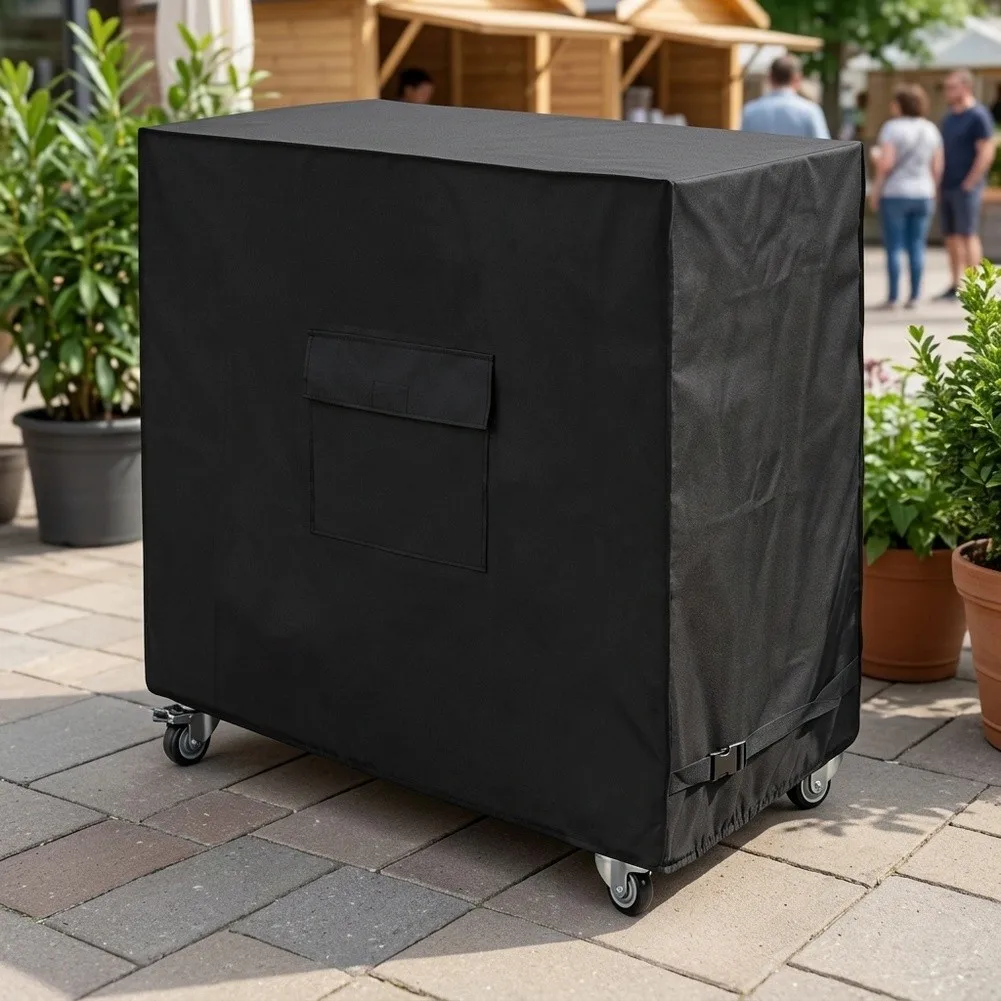 Oxford Outdoor Cooler Cart Cover For Rolling Ice Chest, Waterproof Protective Storage Case For Patio Garden Furniture