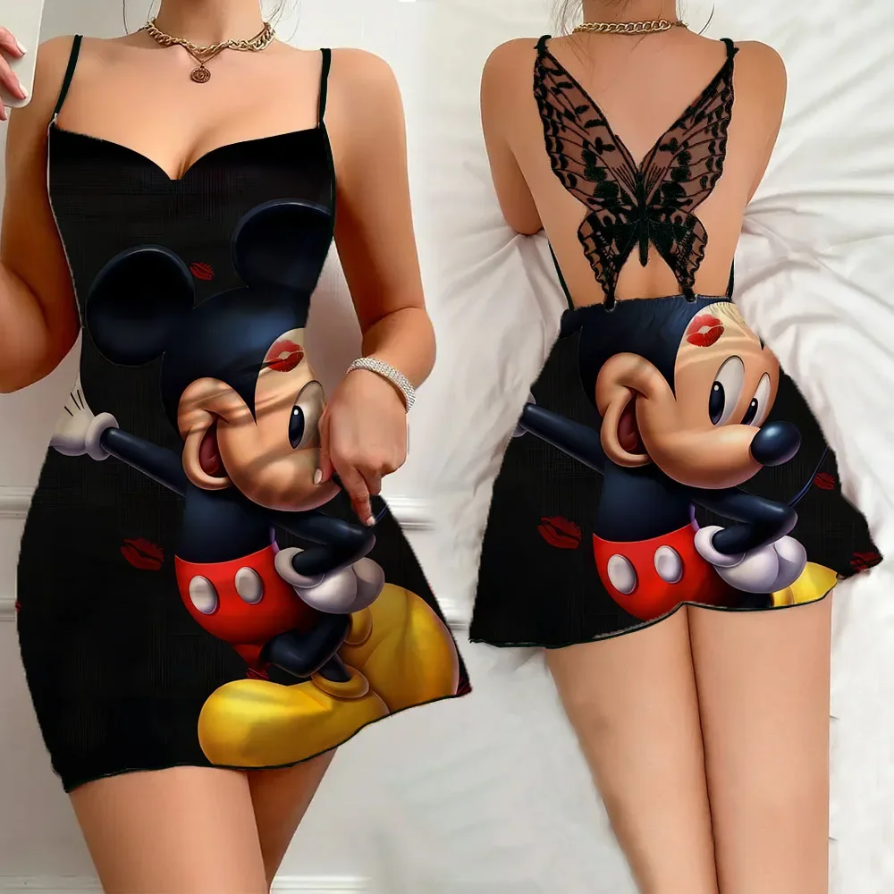 Night Wear Woman Sexy Night Dresses D/party Fantasy Nightgown Sleepwear for Women and Sexy Nightwear Women Nightgowns Disney