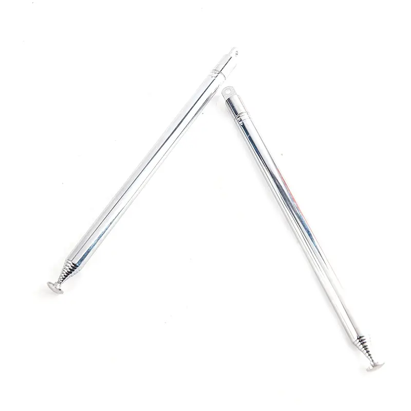 120cm 10Section Stainless Steel Telescopic Rod Antenna Stretchable FM AM Radio Super Signal Stainless Steel