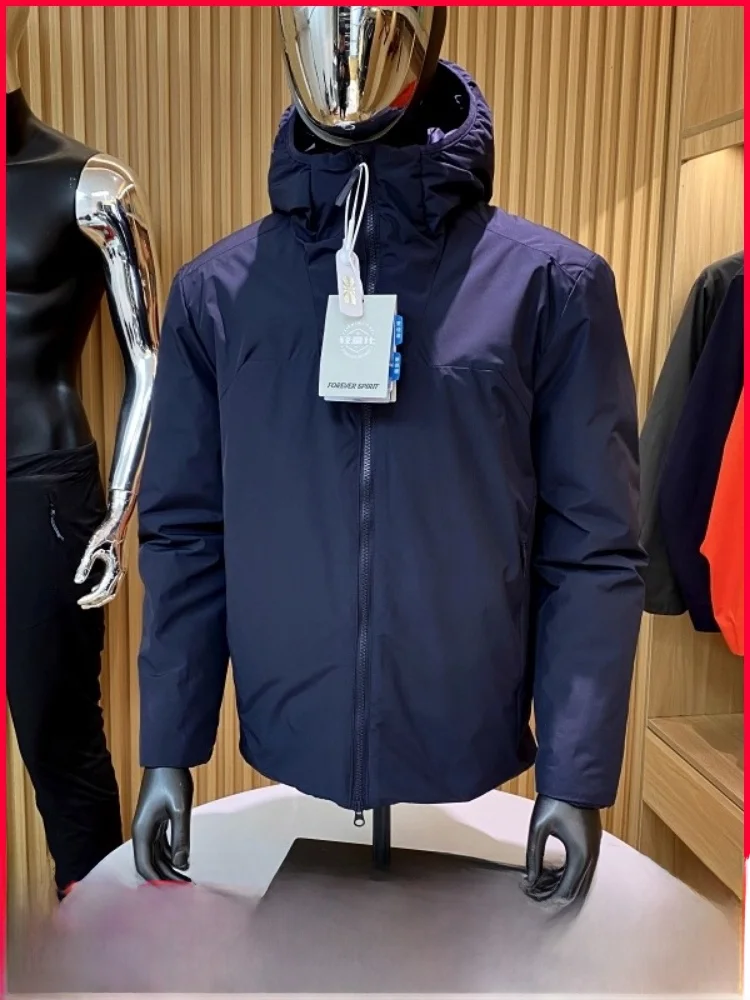 

Warm Cotton Jaet for Men And Women Lightweight Winter Coat Hooded Zipper Closure Nylon Fabric Trendy Youth Sle 20 Pieces