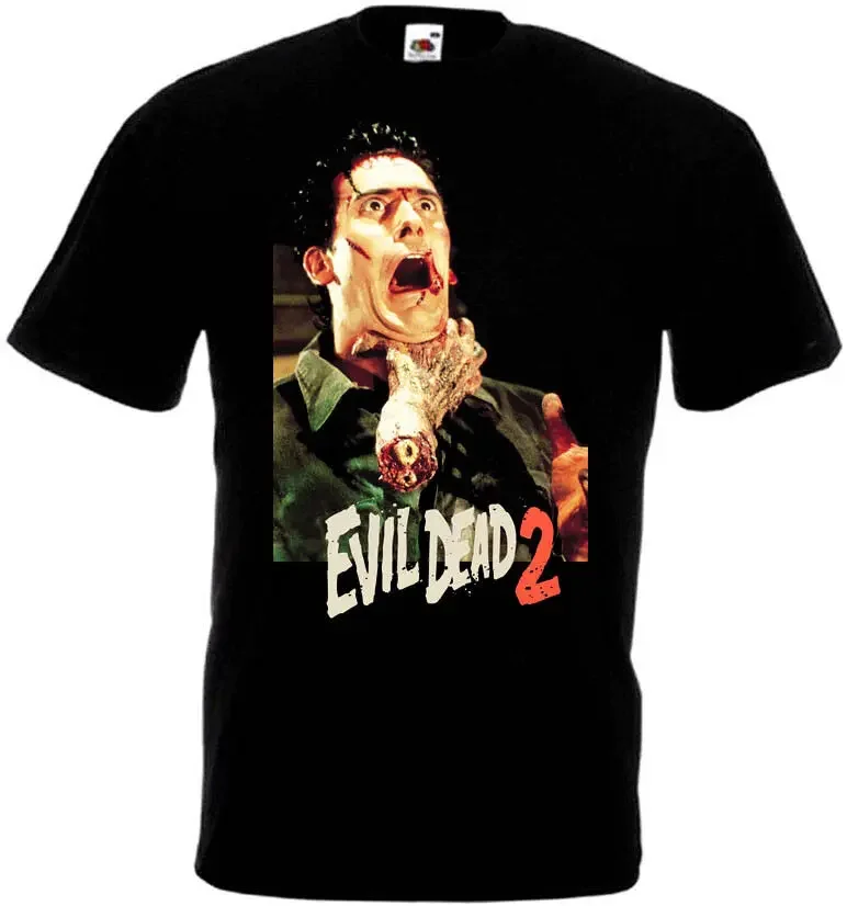 

Evil Dead 2 v.10 T shirt black movie poster horror all sizes S-5XL