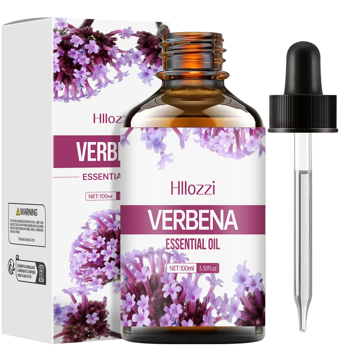 Verbena essential oil, plant extract, alcohol-free, suitable for massage oil, aromatherapy essential oil, holiday gift