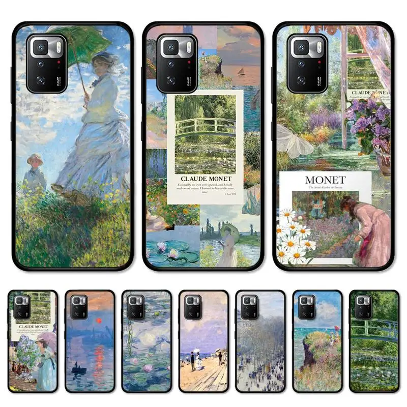 Claude Monet Impressionism Painter Phone Case for Redmi Note 8 7 9 4 6 pro max T X 5A 3 10 lite pro