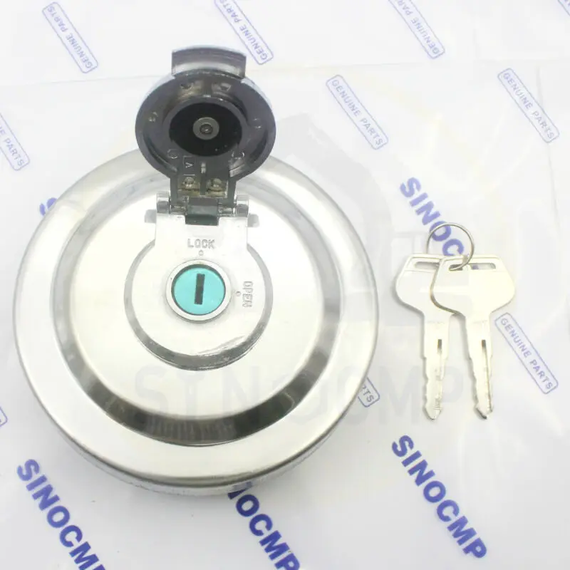 20Y-04-11160 20Y-04-11161 Fuel Cap fits Komatsu PC200-6 PC200-7 WA320-3 WA350 with 3 months Warranty