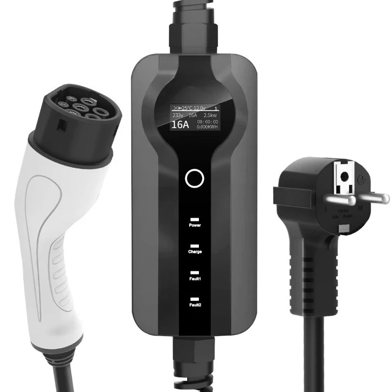 

Портативная зарядная станция для электромобилей 7кВт/11кВт/22кВт, новая, экспресс-зарядка, 99% совместимость с электромобилями