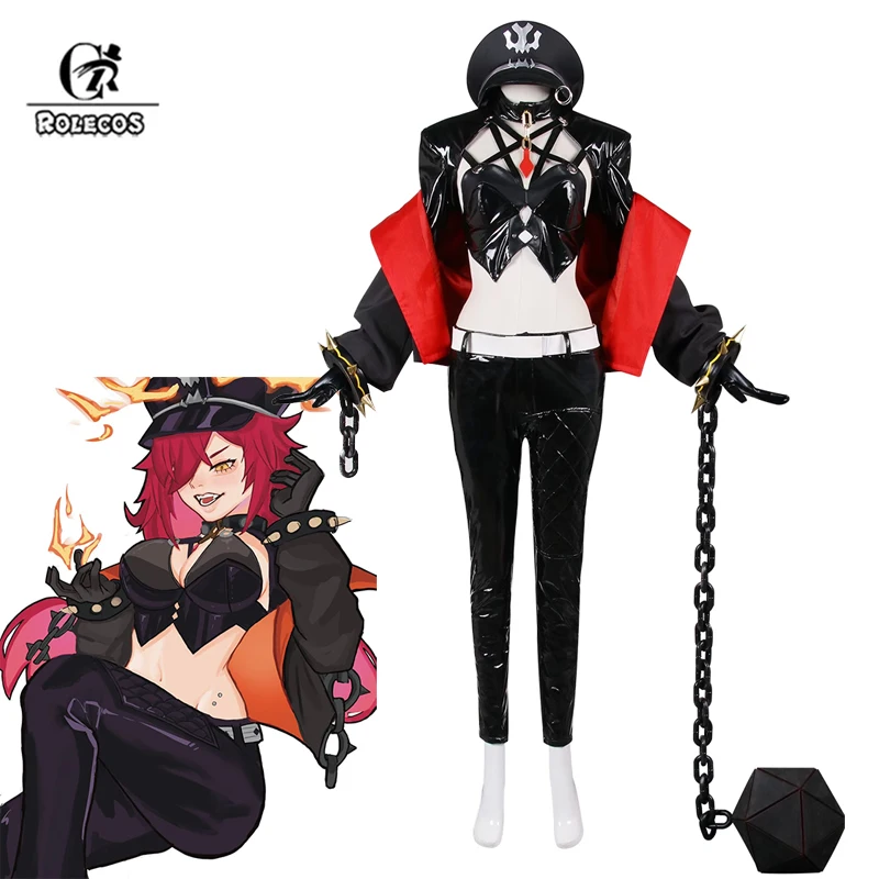 

ROLECOS Caterina Cosplay Costume Game Honkai Star Rail Caterina Women Uniform Halloween Carnival Party Outfit Fullset Suit