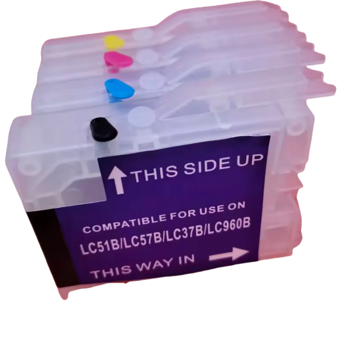 لأخيه LC51 LC57 LC37 LC960 LC970 LC10 LC1000 خرطوشة الحبر القابلة لإعادة الملء لأخيه DCP-130C 135C 150C DCP-330C 350C الطابعة #5