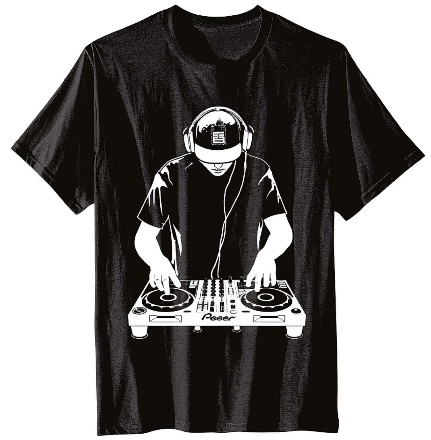 

Забавные индивидуализированные рубашки, футболка в стиле DJ, женская и мужская одежда, уличная одежда, графические футболки в стиле Харадзюку