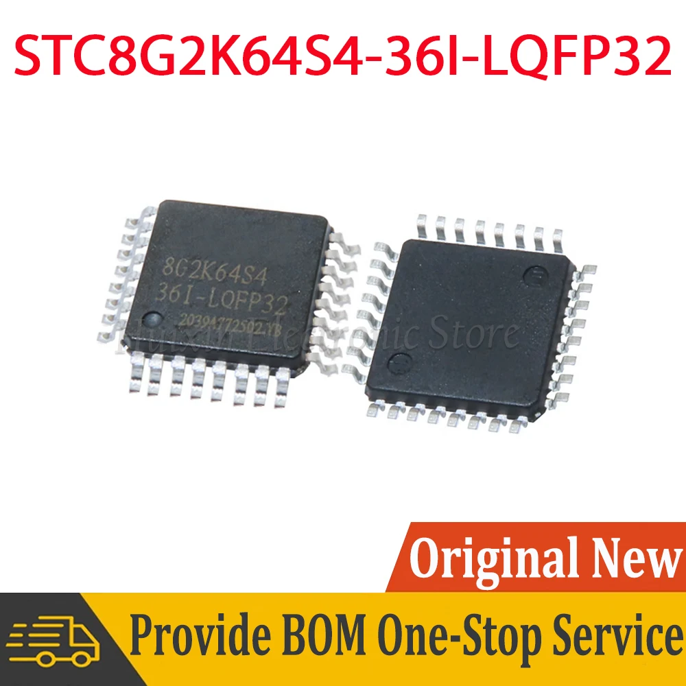 1-5pcs STC8G2K64S4-36I-LQFP32 STC8G2K64S4 STC8G2K64S4-36I 8G2K64S4 LQFP32 Single Chip New Original