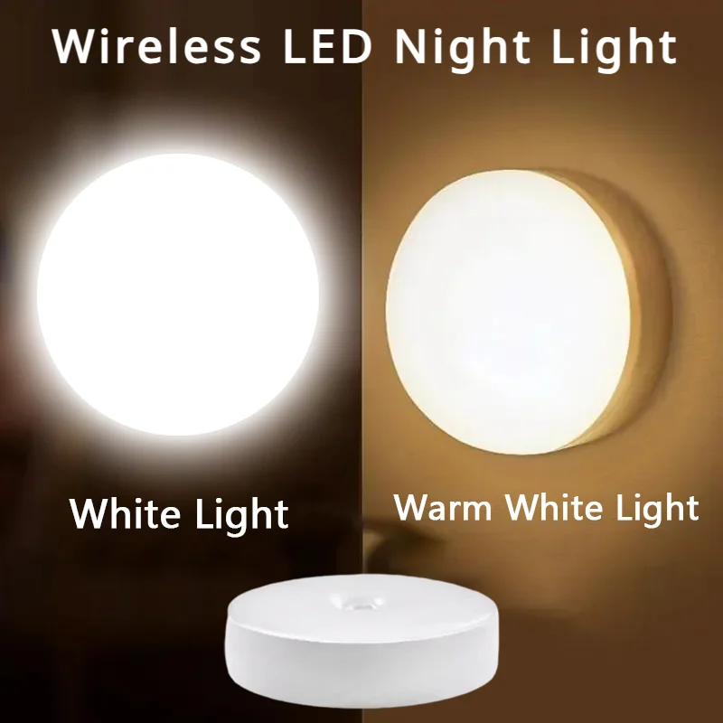 Home Emergency Automatic Lighting Bedside Table, Home Wardrobe Night Light with LED Human Body Smart Sensor