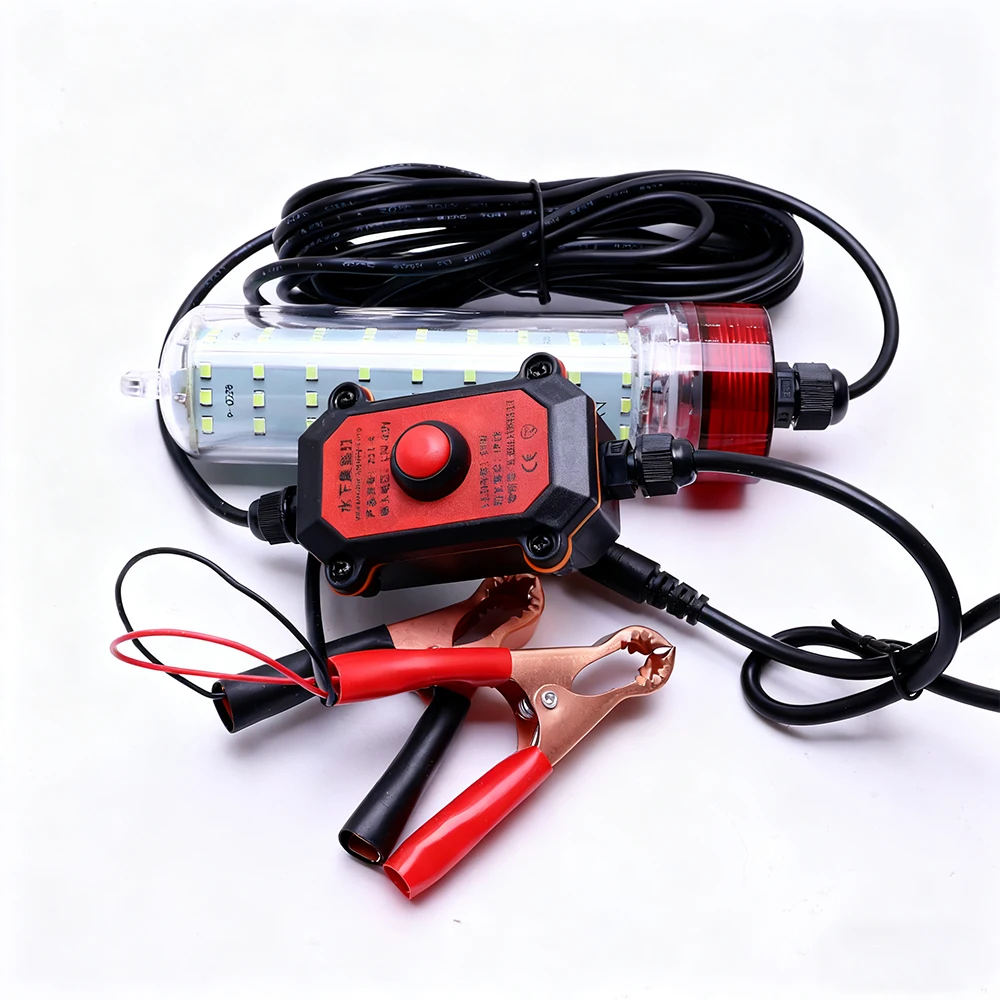 1 x 55W Tragbares LED-Unterwasser-Angellicht, 12V-85V, Unterwasser-Fischlocklicht, Angelzubehör – Detail 6