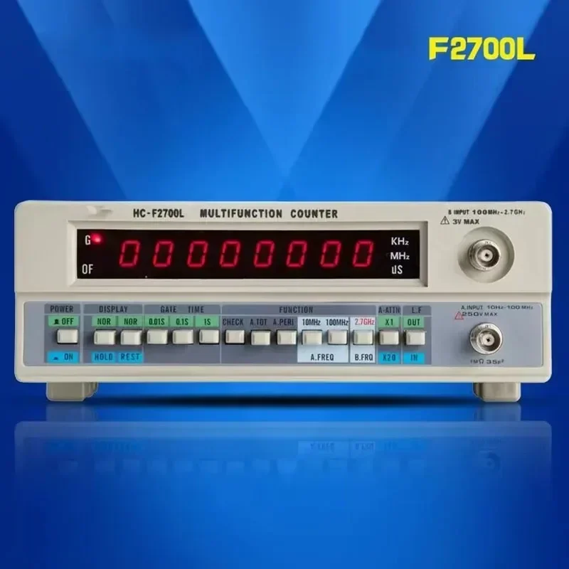 Frequency Meter 2.7G Frequency Crystal Oscillator Signal Counter Test 8 Led Display Hc-F2700L