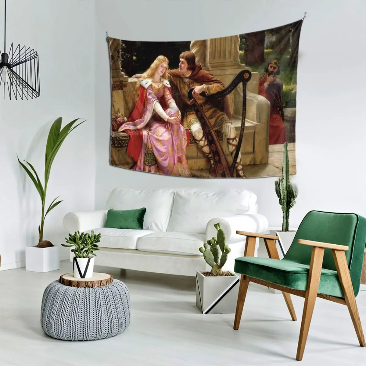 

The End Of The Song - Edmund Leighton Tapestry Room Decoration Aesthetic Decorations For Your Bedroom Wall Decorations Tapestry