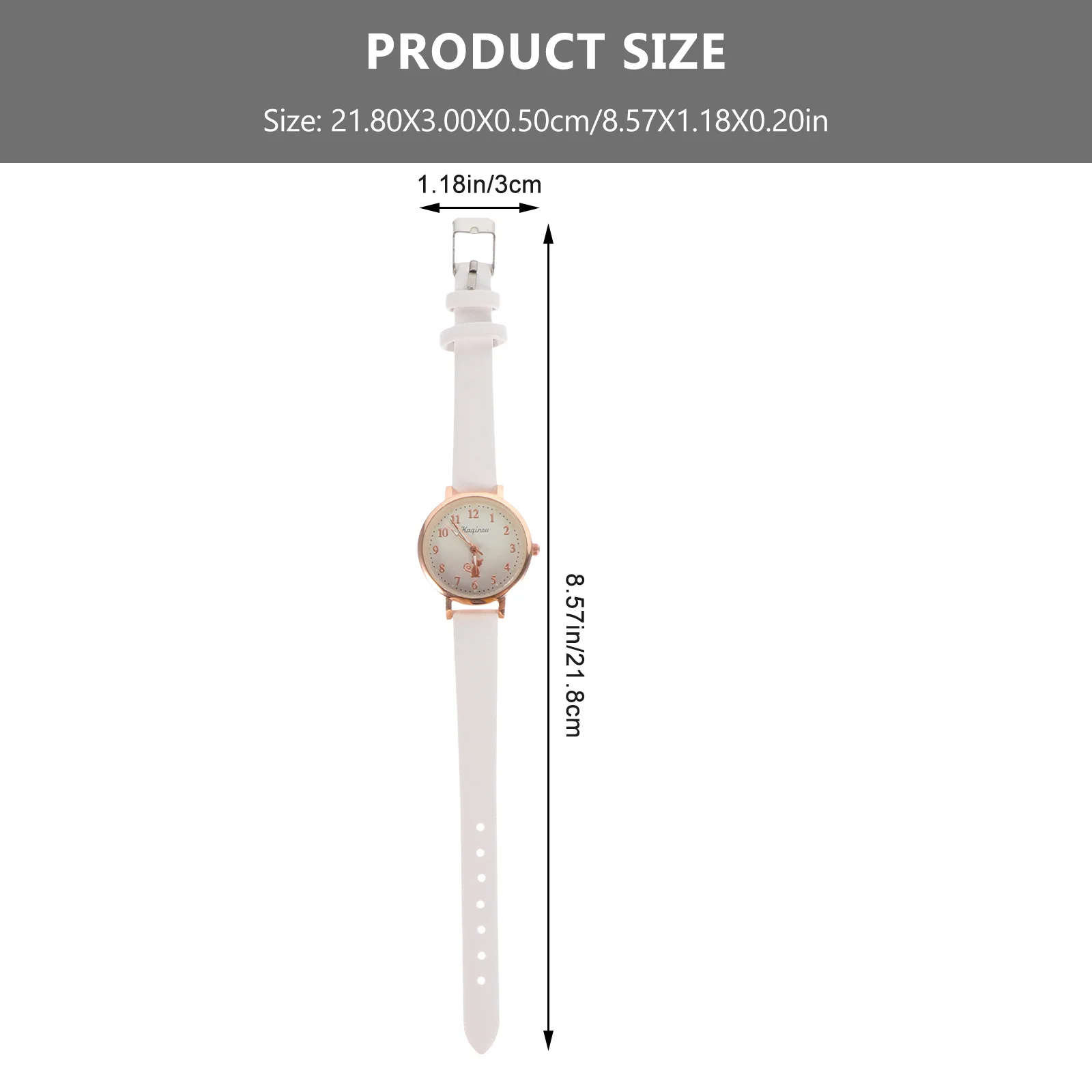 Luminous Pointers Watch Girls Student Friendly Skin Smooth Texture Simple Practical Vivid Beautiful Design Student Watch