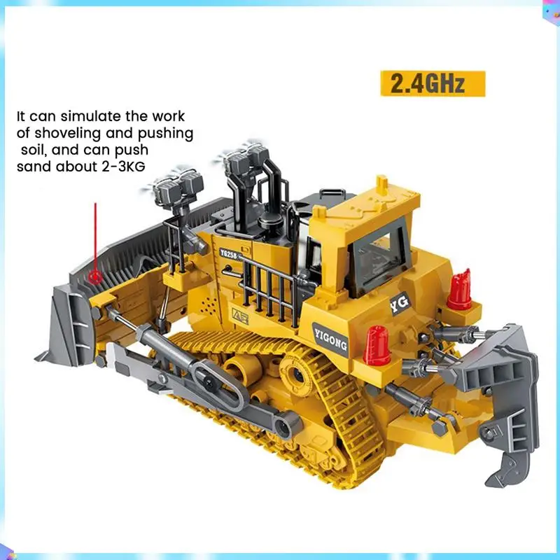 n93r-1-24-24ghz-9-チャンネルリモコントラクターおもちゃブルドーザー-rc-アルミ合金エンジニアリングトラクターのおもちゃ子供のため