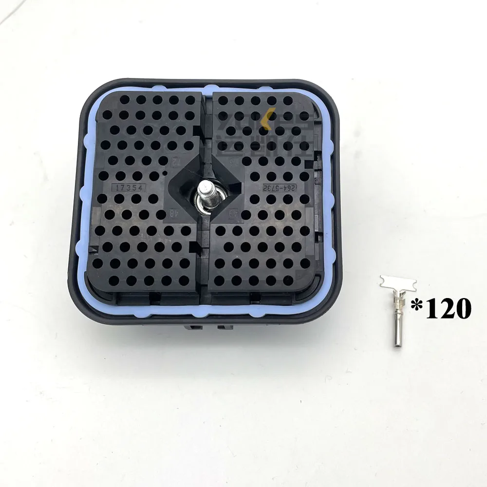 

For C7 C9 Engine 120pin Computer Board Controller Connector Plug Terminal E320d 324d 325d Excavator Parts 264-5732 Caterpillar