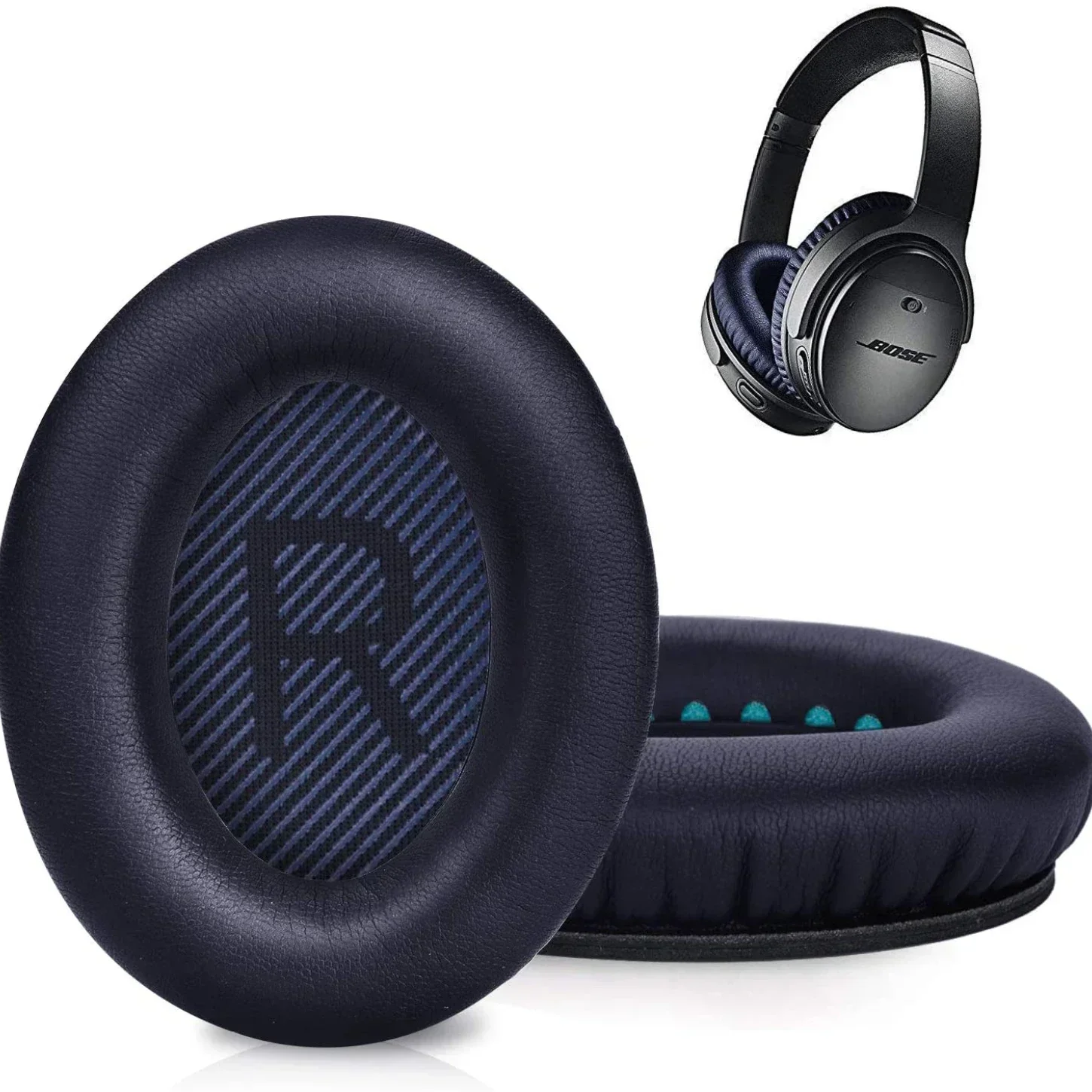 1 par de almohadillas de repuesto para auriculares Bose Quiet Comfort 35 (QC35) y QuietComfort 35 II (QC35 II)