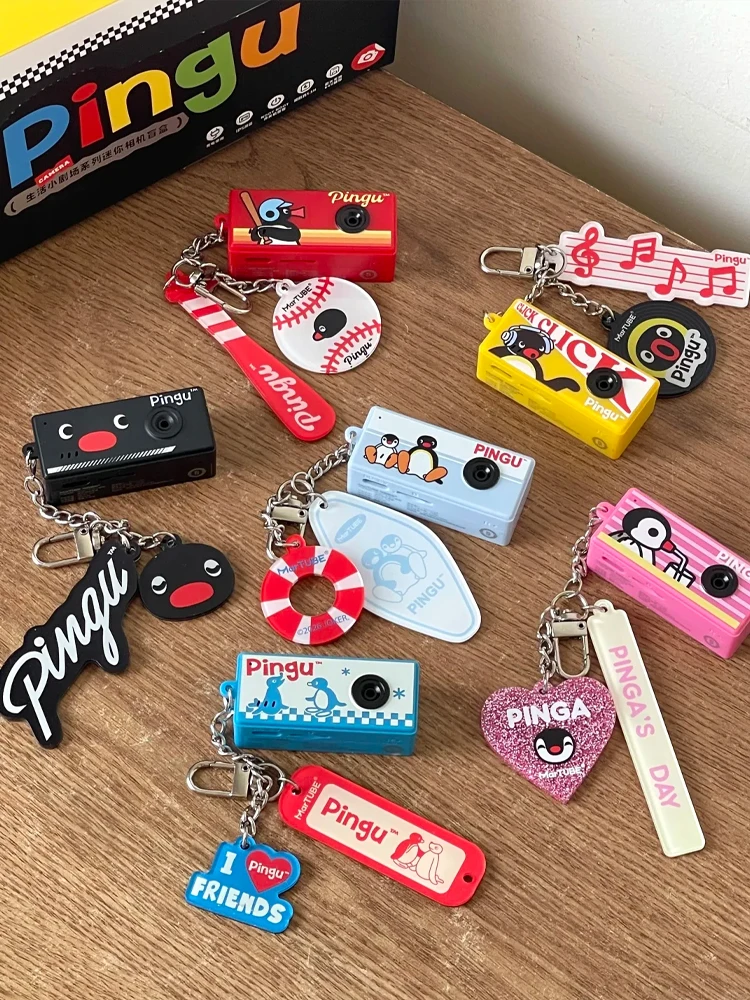 

Genuine In Stock Pingu Life Little Diorama Series Tiny Thumb Ccd Camera Blind Box Pendant Ornament Gifts Collectibles Toy