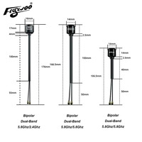 Flywoo Bipolar Antenna Dual 5.8G and Dual-Band 5.8G/2.4G For O3 Air Unit / O4 PRO Antenna V2 90mm / 150mm UFL Antenna