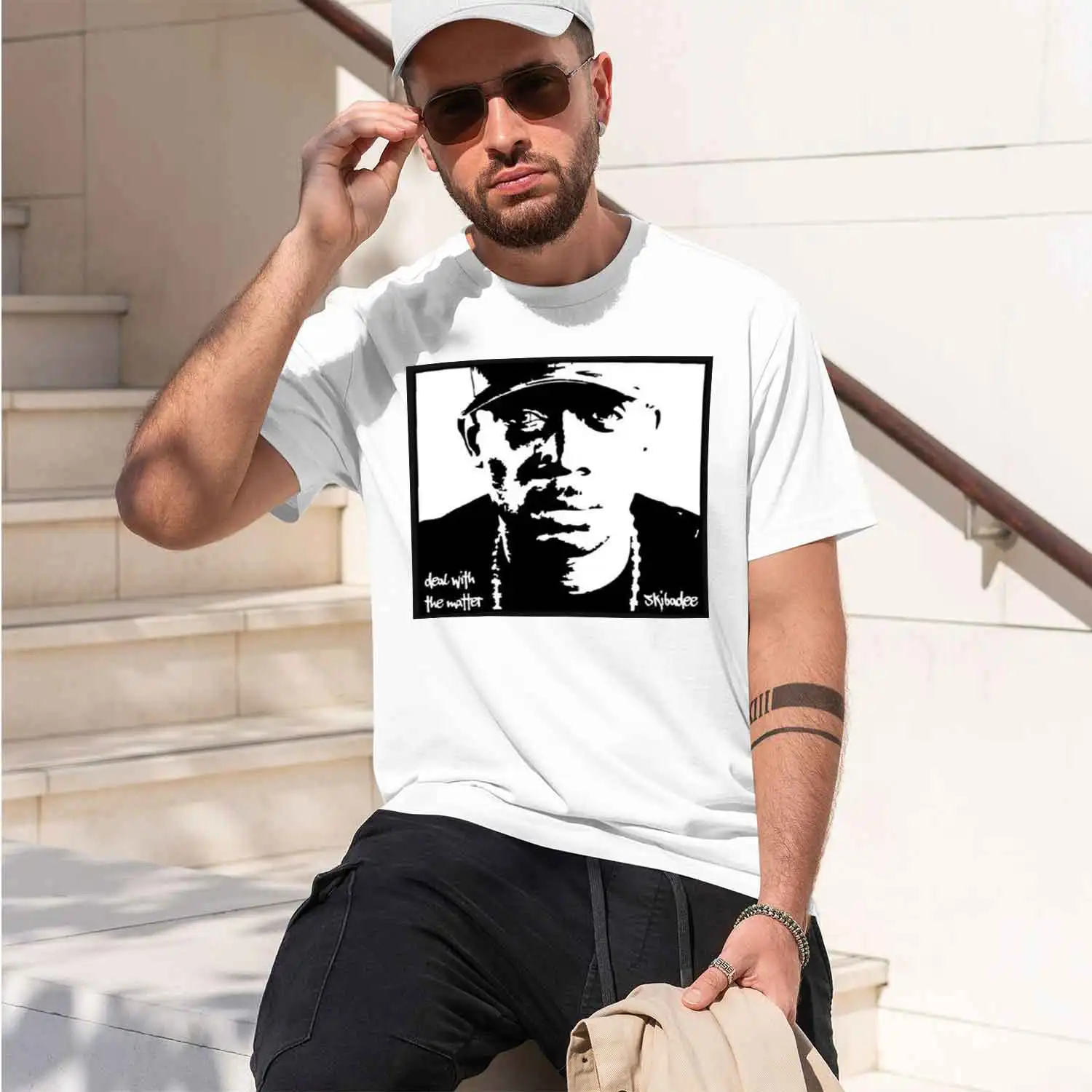 MC Skibadee Deal With The Matter The King Of um and B T-Shirt anime tshirt t shirts for man graph vintage T-Shirt 2026 New Model