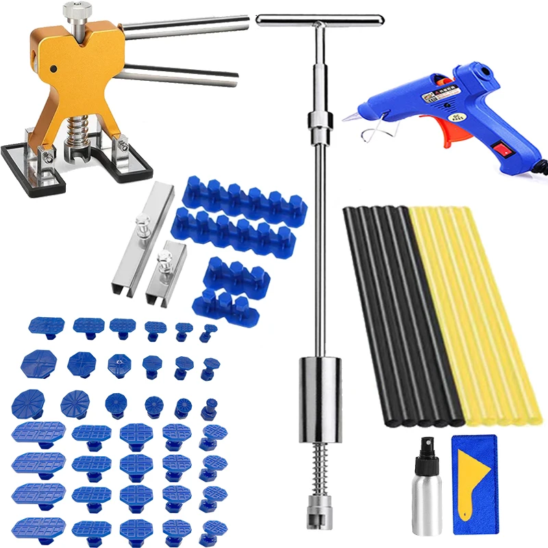 Car body Dent Removal Tool Dent Repair Puller Kit Slide Hammer Suction Cups For Hail Damage Car Dent Repair Tool