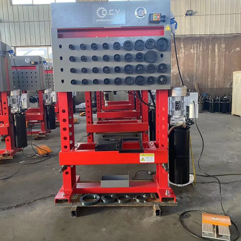 30T Electric Hydraulic Press Auto Bushing Pressing Machine For Control Arm Bushing Removal Installation Workshop Equipment