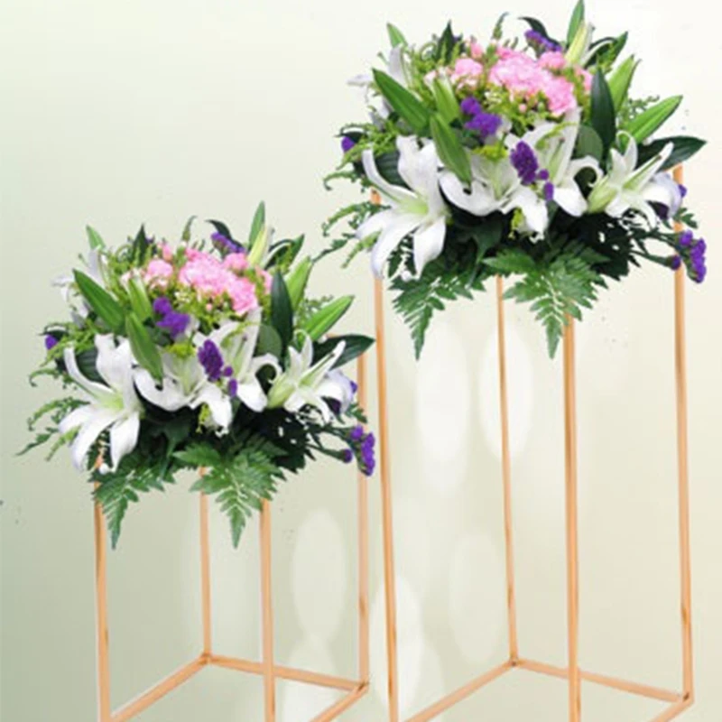 

Vases Column Stand Party Detachable Rustproof Wedding Geometric Iron Art Holder Floor Prop Centerpiece Decoration Event