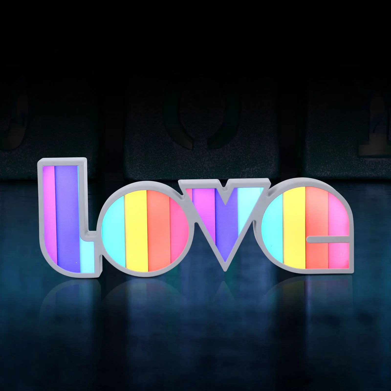 رومانسية عيد الحب حزب ضوء عيد الحب مصباح مصباح لغرفة النوم حزب الديكور الأبجدية ضوء الليل #1