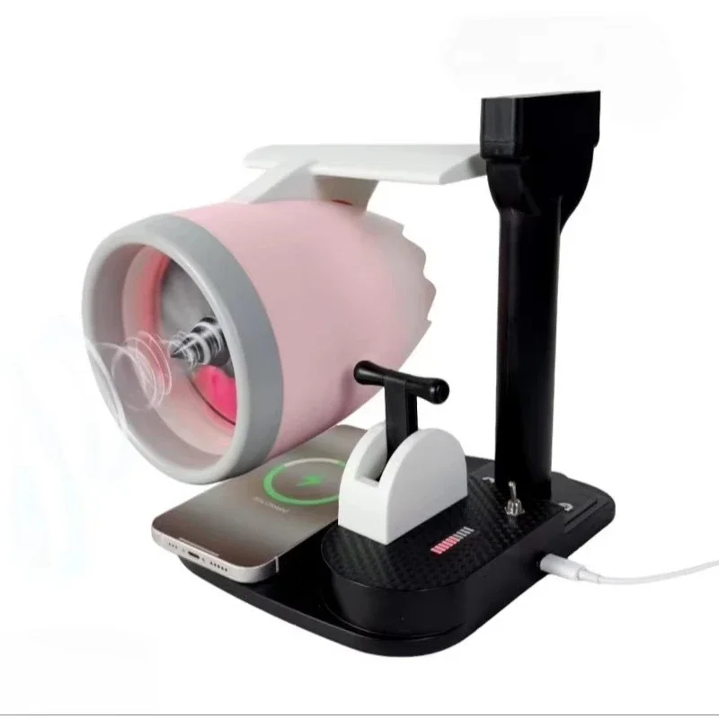 Better Rotatable Model Aircraft Engine Desk Ornament with Wireless Phone Charging