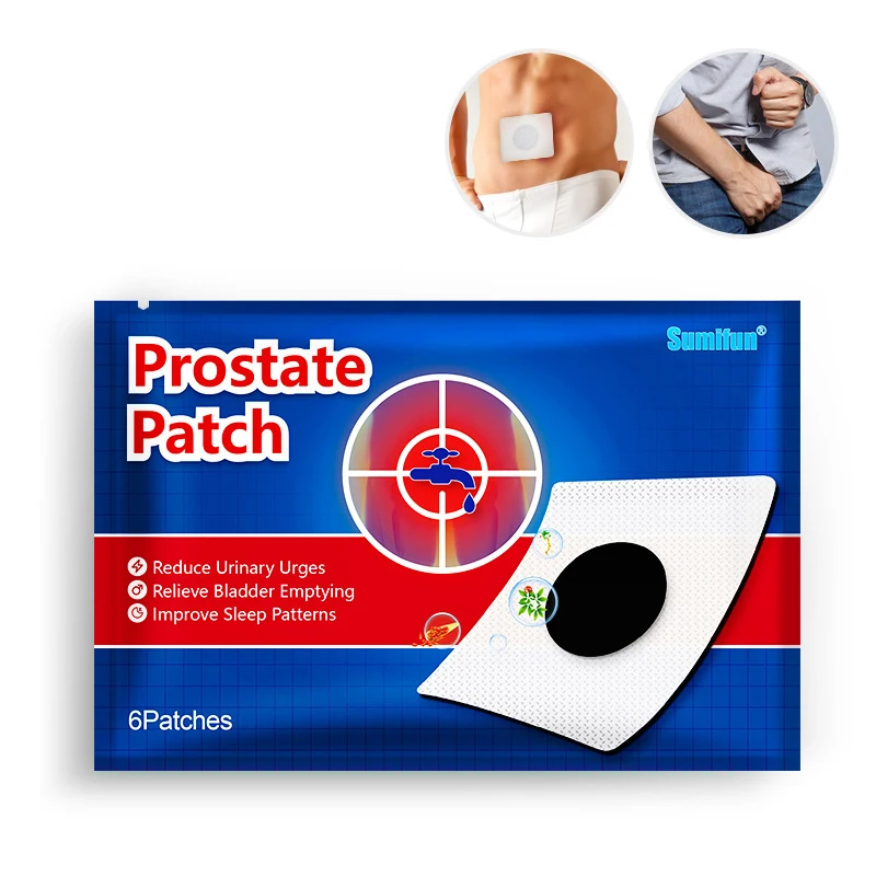 6pcs Prostate Patches Relieves Prostate Discomfort Prostatic Navel Plaster Male Kidney Private Hygiene Products