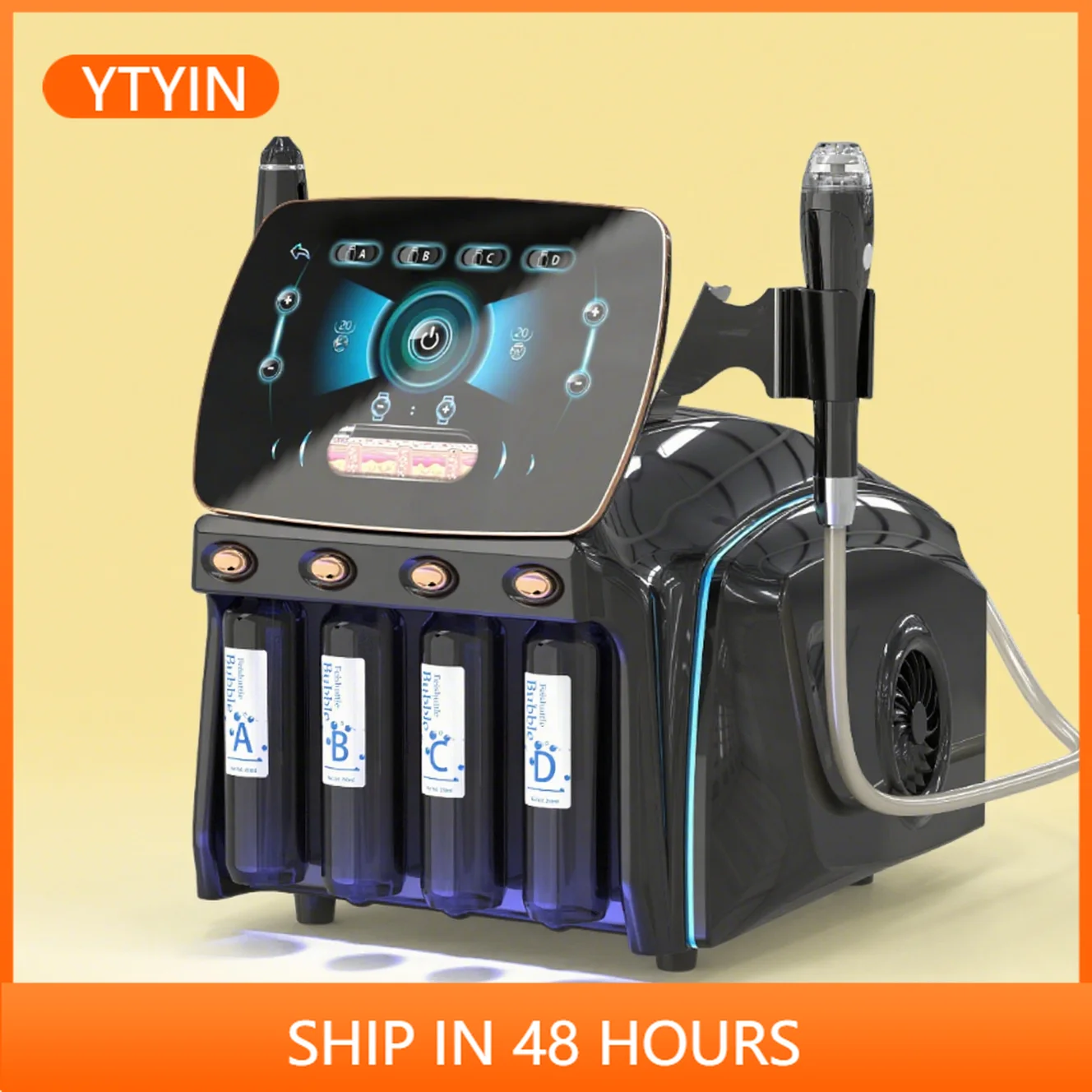 

YTYINHot Sale 2 In 1 Small Bubble Water Hine Care Beauty Equipment For Acne Treatment Rejuvenation