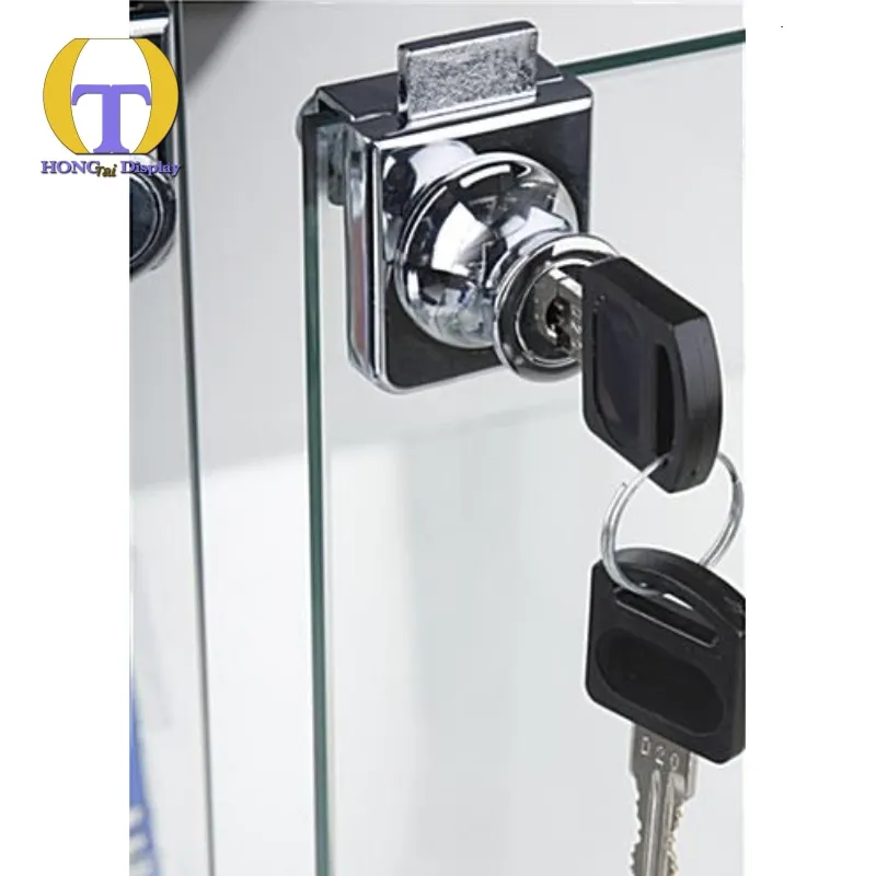 Custom.Freestanding Glass Showcase Display Storage Cabinet at Bottom With Spot&Down Light Glass Display Counter for Display Anti