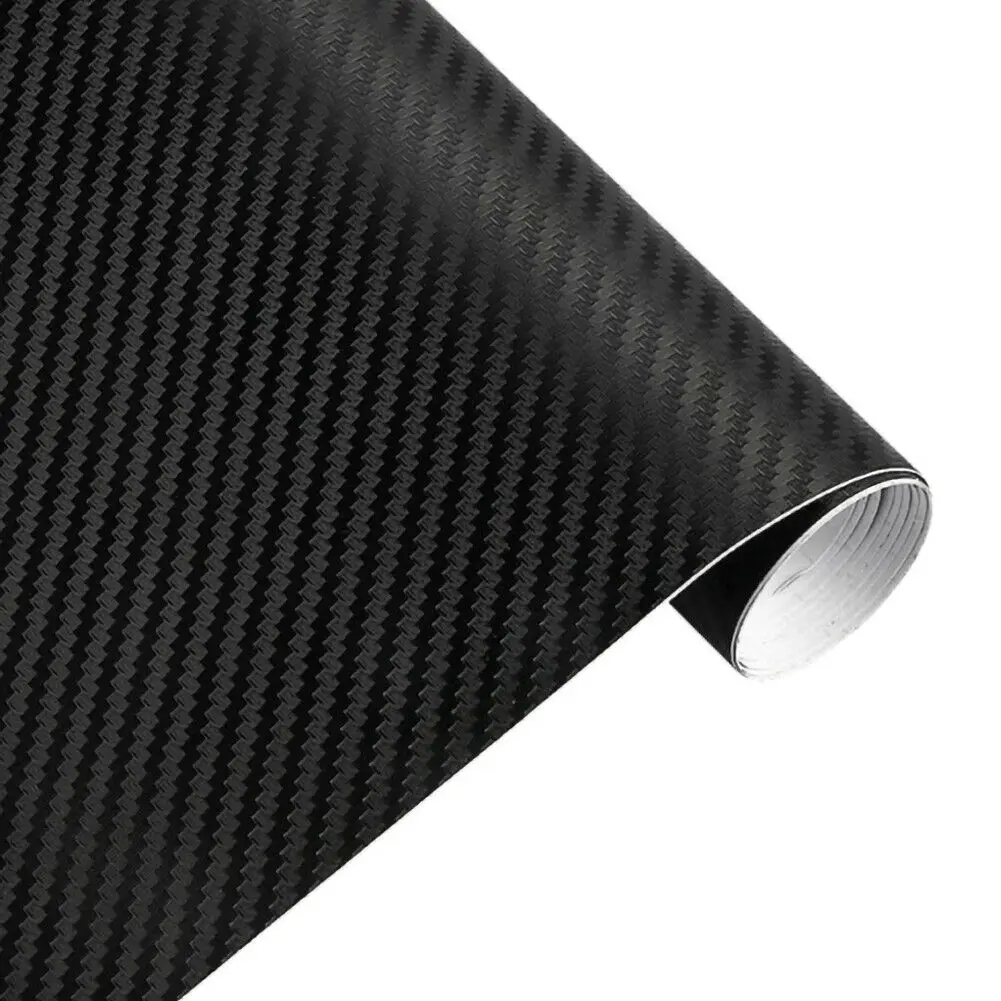 3D Carbon Fiber Car Vinyl Foil Film Wrap Roll Sticker Decal Interior Accessories Measurement *Size:127 * 30 Cm / 50 Inches * 11.