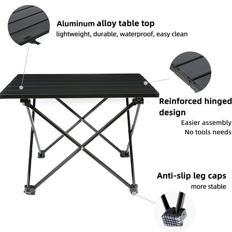 Stół kempingowy na zewnątrz Ultralekki składany stół kempingowy Stół kempingowy do bułek jajecznych Przenośny stolik kawowy Wypożycz Dom Stół