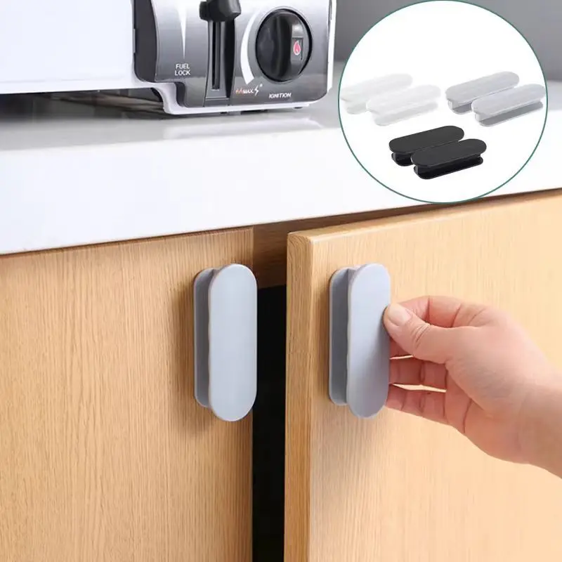 

Glass door handle cabinet drawer handle punch-free paste assistant wardrobe assistant door and window labor-saving handle