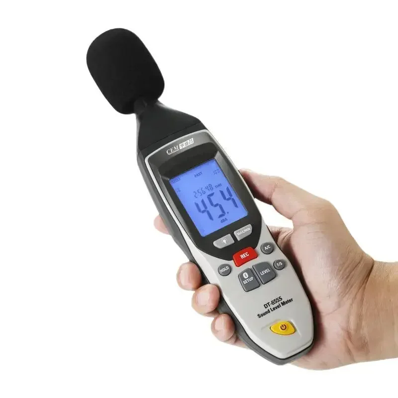 DT-855 Handheld Portable High-precision Noise Detector, Sound Level Meter, Sound Volume Decibel Test Recorder