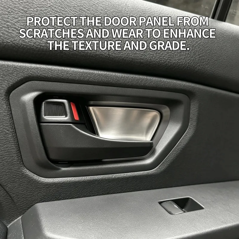 Car Stainless Steel Inner Door Bowl Sequins For Toyota Land Cruiser FJ 2026 Door Handle Trim Sticker Car Interior Accessories detail image 2