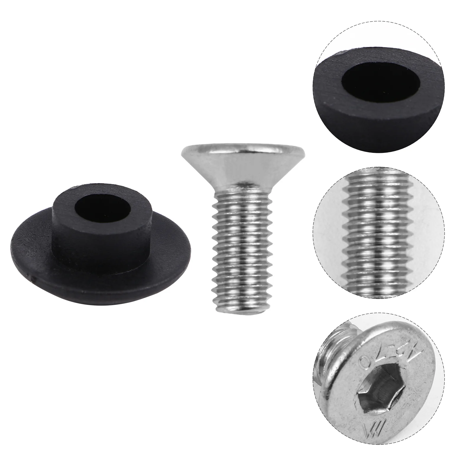 

10Sets Kayak Elastic Rope Buckle High Strength Nylon Fixing Buckle Practical Durable Canoe Accessories Cord Hook