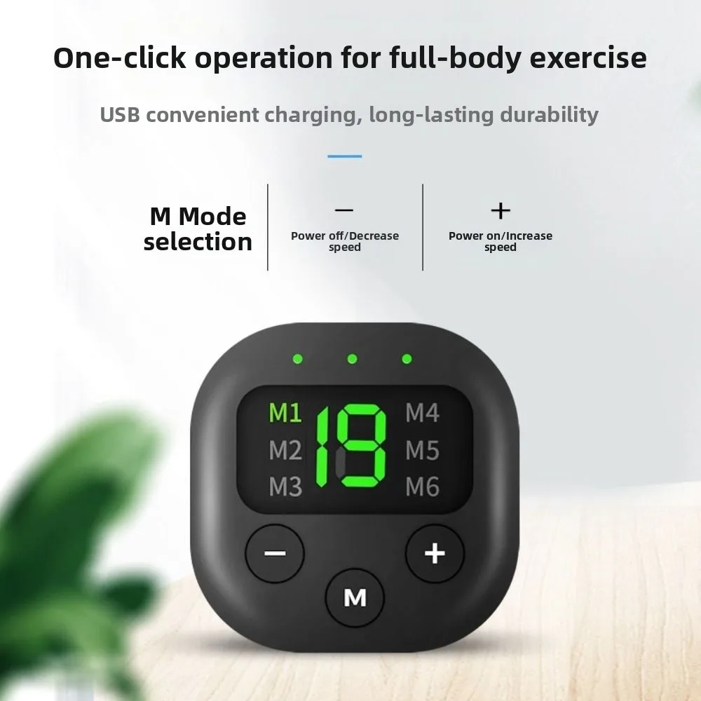 Tonificador Abdominal EMS – Cinturón Masajeador Portátil con Carga USB - imagen 3