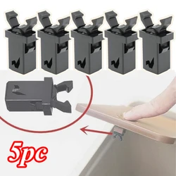 5PC Trash Can Plastic Lock Self-Locking Switch Replacement Catch Compatible Touch Lid Latch Repair Clip For Audi A6 Nissan Case