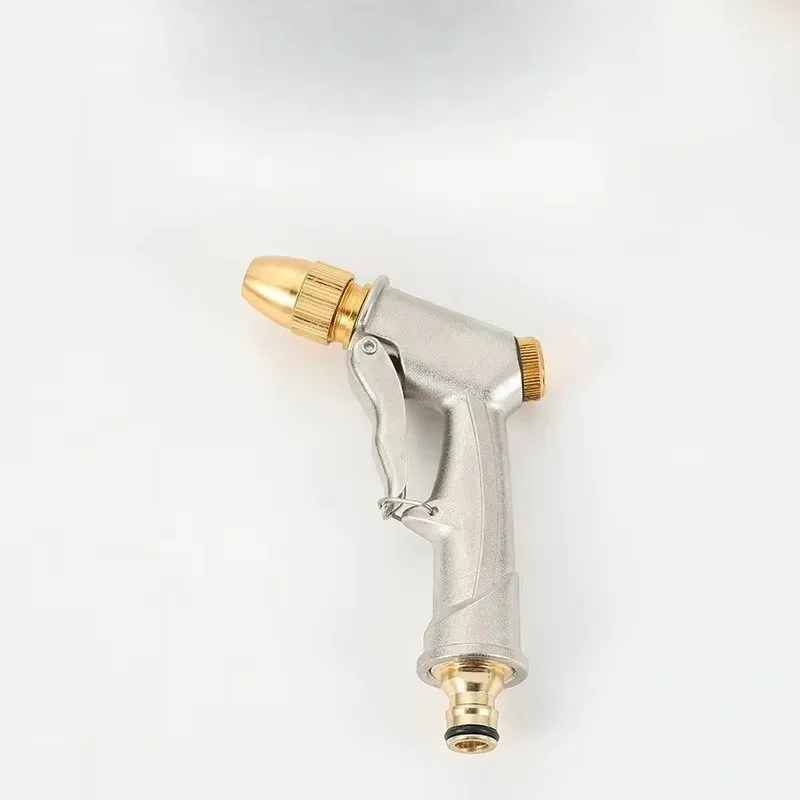 غسيل السيارات البخاخ رش فوهة نحاسية خرطوم حديقة الأنابيب الحديقة لأداة غسيل السيارات بنادق المياه ارتفاع ضغط بندقية رذاذ الماء المعادن