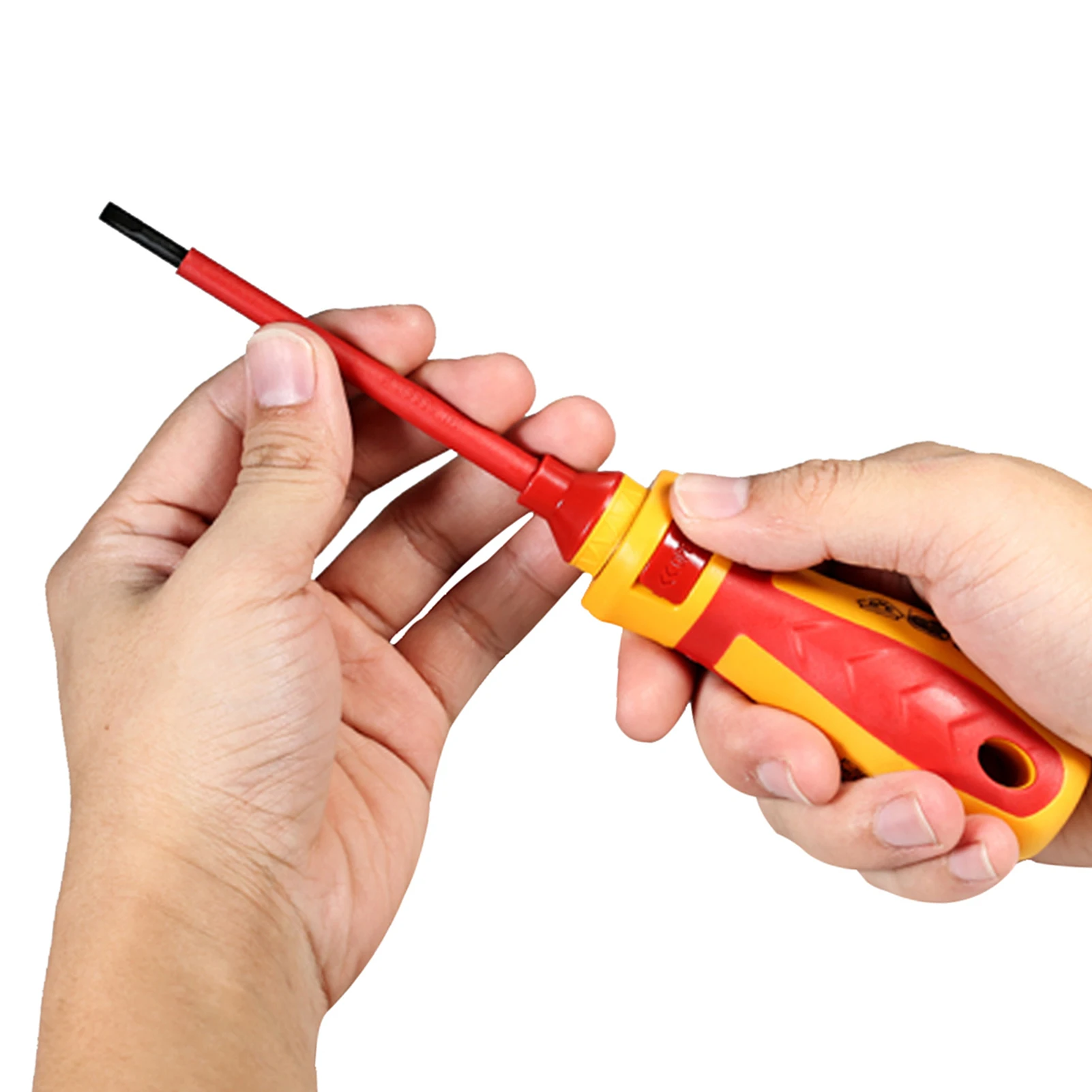 NEUES Elektriker-Werkzeugset Schraubendreher-Set Isolierte Starke Magnetische Bits Elektriker-Handwerkzeuge Schlitzschraubendreher – Detail 13