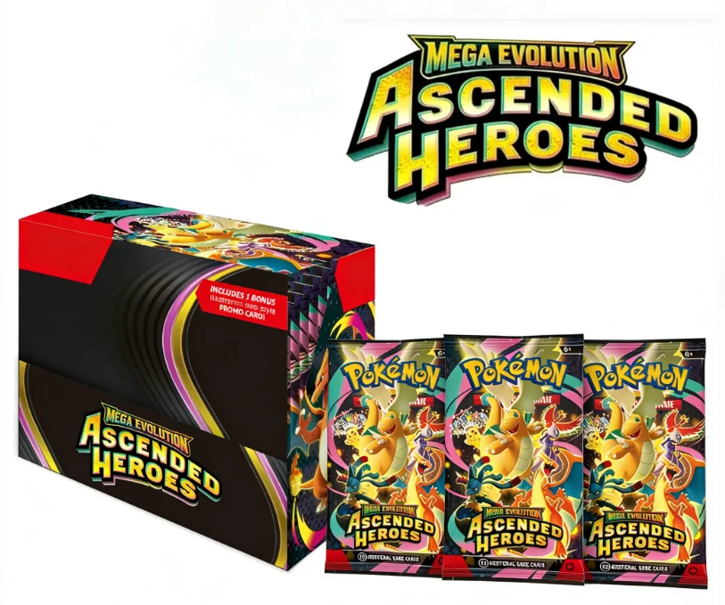 Prismatic Evolutions 30-360 Stück Pokémon-Karten MEGA EVOLUTION ASCENDED Stellar Crown 151 Ultra Prism Englische Booster-Karten für Kampfspiele