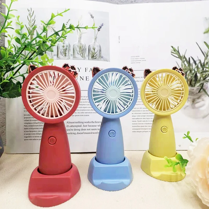 Mini ventilatore portatile USB Outdoor Mini Creative Desktop Office Mute Charging ventilatore portatile portatile