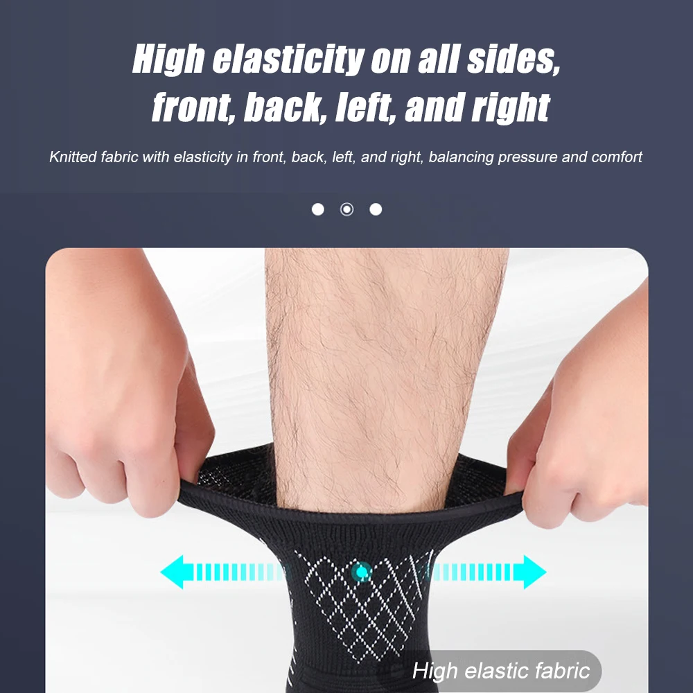 1Pcs Compression Ankle Sleeve Women Men Swelling Ankle Brace Sprained Plantar Fasciitis Sleeve Foot Brace Sports Pain Relief