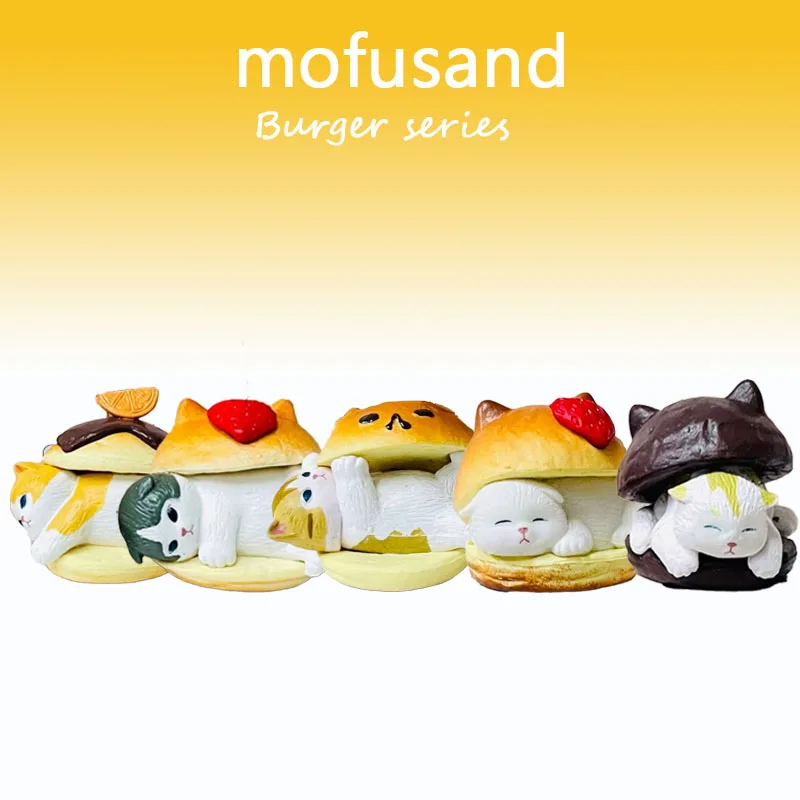 Mofusand Eikoh Box Egg Burger Kitty Collection Model Fashion Play พร้อมของขวัญวันเกิด