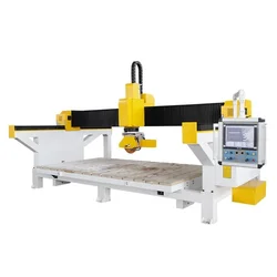 Shandong Igoldencnc New Design Cnc 4 5 Axis Granite Kitchen Countertop Slab Bridge Saw Stone Cutting Machine for Sale